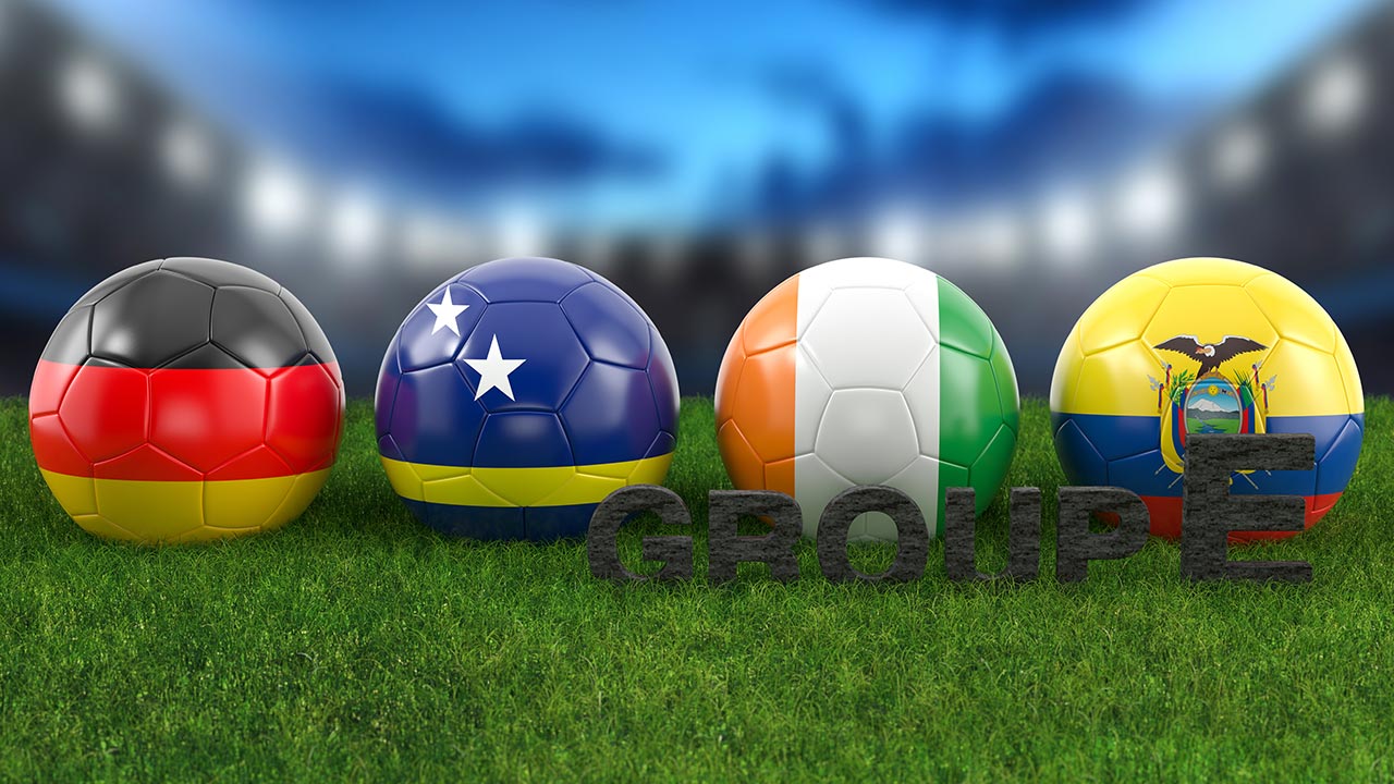 Gruppe E mit Deutschland, Curaçao, Elfenbeinküste und Ecuador